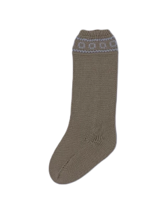 Rahigo Boy's Camel And Blue Socks