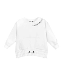 Emporio Armani Girls White Jumper