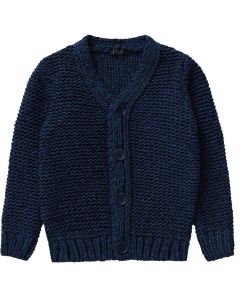 IL Gufo Boy's Denim Blue Cardigan