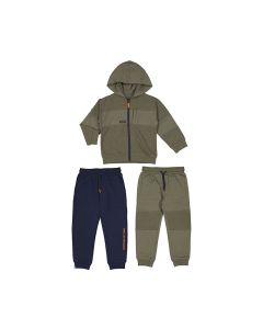 Mayoral Boys Three Piece Green Ottoman Tracksuit