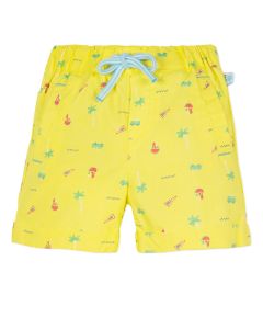 Absorba Baby Boy's Yellow Holiday Print Shorts