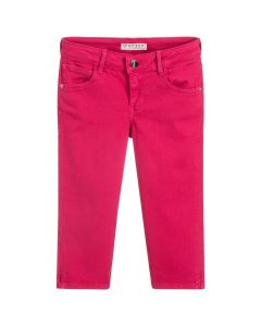 Guess Girl's Scented Pink Capri Jeans