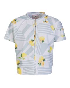 Guess Older Girls Lemon Foliage Zip Up Jacket
