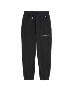 Calvin Klein Girls Black Joggers With White Logo