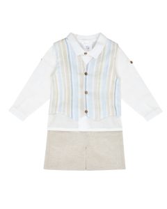 Deolinda Chic Biarritz Boy's 3 Piece Short Set