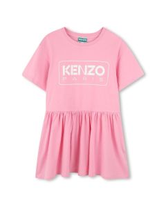 Kenzo Girls Pink Dress SS25