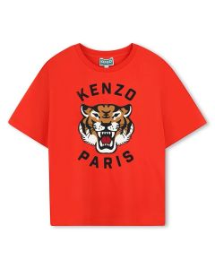 KENZO Red Lucky Tiger T-Shirt SS25