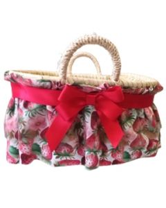 Deolinda Girls Strawberry Basket Bag SS25