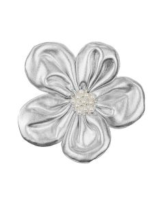 Daga Silver Flower Hairclip WS25