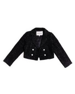 BCBG Girls Black Tweed Blazer