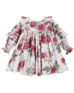 Deolinda Girls Violet Floral Dress