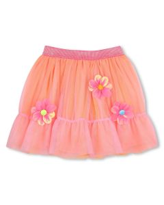 Billieblush Girls SS25 Pink & Orange Tulle Skirt