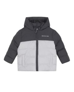 Mitch & Son Boys 'Caleb' Grey Puffer Coat