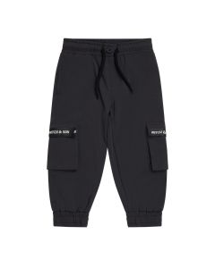 Mitch & Son Boys Dark Grey 'Charles' Cargo Joggers