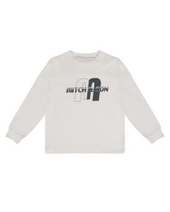 Mitch & Son Boys Ivory 'Crew' Long Sleeve Top