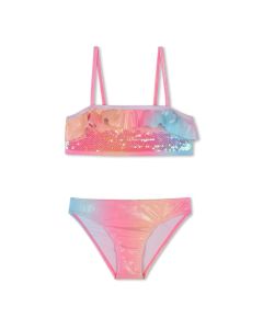 Billieblush Girls SS25 Pink Sequin Gradient Bikini