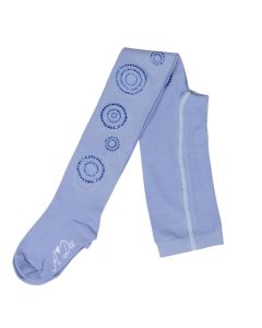 A'Dee 'Pixie' Blue Patterned Sparkly Tights