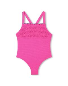 Billieblush Girls SS25 Shimmery Pink Swimsuit