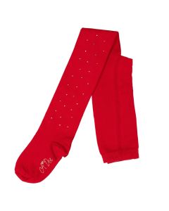 A'Dee 'Rhea' Diamanté Red Tights