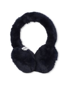 Billieblush Girls Navy Faux Fur Ear Muffs