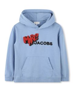 MARC JACOBS Boys Blue Logo Print Sweatshirt