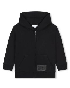 Marc Jacobs Girls Black Zip Up Cardigan WS24