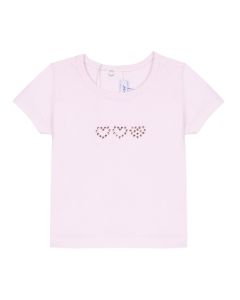 Absorba Baby Girl's Pink Swarovski Heart T-Shirt