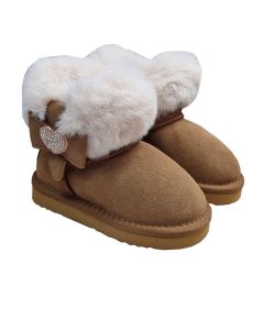 Lelli Kelly Tanned Suede Love Heart 'Olivia' Boots