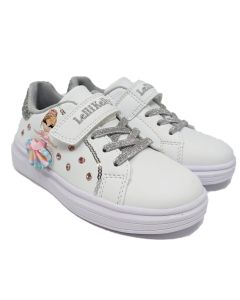 Lelli Kelly White And Silver Ballerina Trainers