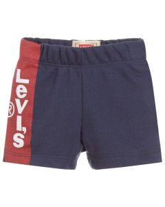 Levi's Baby Boys Navy Blue Cotton Jersey Shorts