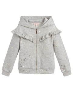 LILI GAUFRETTE Girls Cotton Zip-Up Top