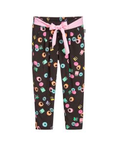 Little Marc Jacobs Girl's Black Liquorice Trousers