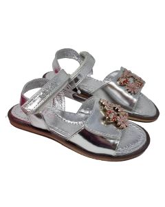 Lelli Kelly Girls Silver "Matilde" Sandals