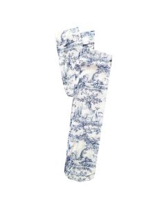 Monnalisa Sheer Blue Forest Tights