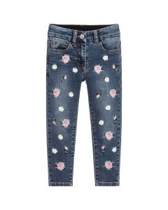 MONNALISA Girls Denim Jog Jeans