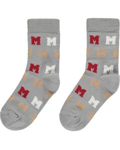 Mitch & Son 'Oswald' Red And Grey Socks