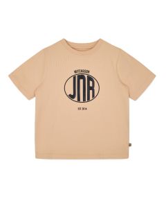 Mitch &amp; Son &#039;Laird&#039; Latte Beige Printed Logo T-Shirt WS25