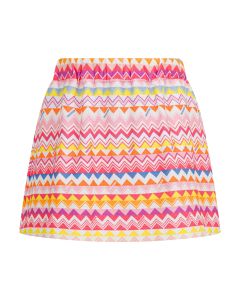 Missoni Girls Pink Zigzag Skirt SS25