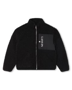 LANVIN Black Zip-Up Pocket jacket