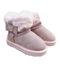 Lelli Kelly Pink Suede Love Heart 'Olivia' Boots