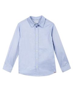 aul Smith Junior Boy's Blue Striped 'Negend' Shirt