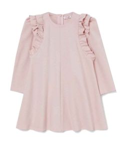 Il Gufo Girls Pale Pink Dress
