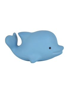 Dolphin Natural Rubber Baby Rattle & Bath Toy