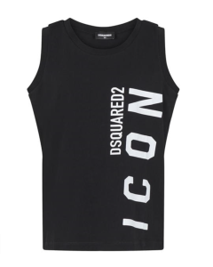 Dsquared2 Kids Black Sleeveless ICON Vest