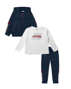 Mayoral Boys Navy Cotton 3 Piece Tracksuit WS25