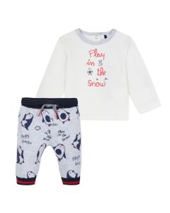 3Pommes Baby Boys Penguin Set