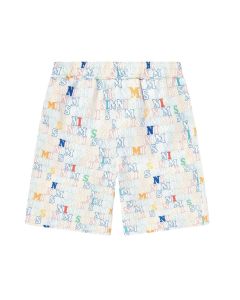 Missoni Boys White Multi Logo Swim Shorts SS25