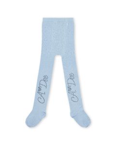 A Dee 'Lumi' Blue Logo Diamante Tights WS25