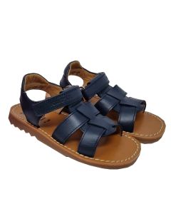 Pom D Api Boys 'Waff Boy' Navy Blue Sandals