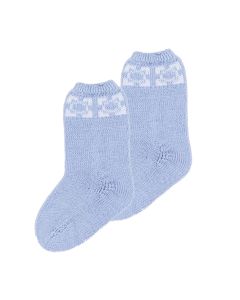 Rahigo Boys Blue/White Patterned Socks